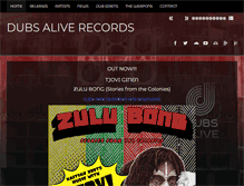 Tablet Screenshot of dubsalive.com